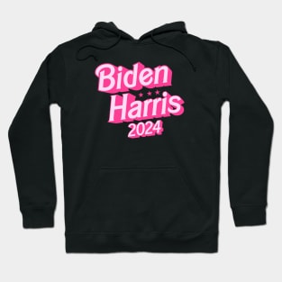 Biden Harris 2024 Barbie Version Hoodie